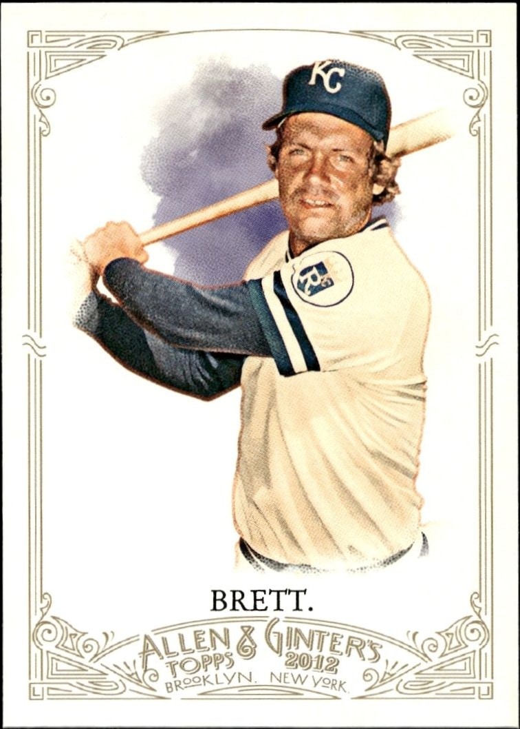 2012 Topps Allen & Ginter George Brett #137 trading card