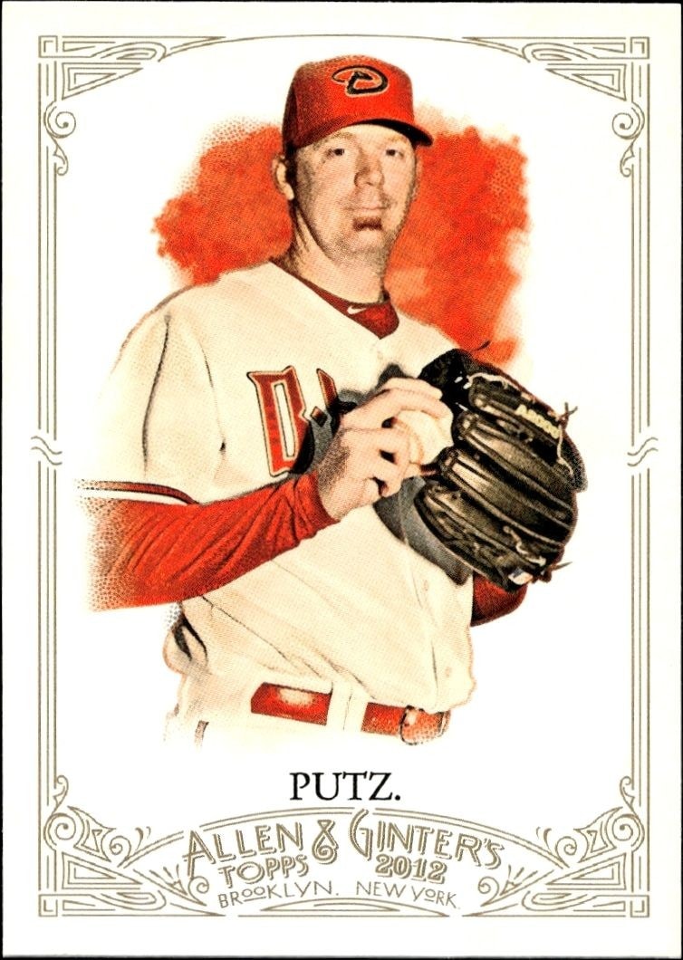 2012 Topps Allen & Ginter J.J. Putz #167 trading card