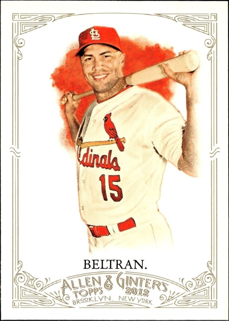 2012 Topps Allen & Ginter Carlos Beltran #133 trading card