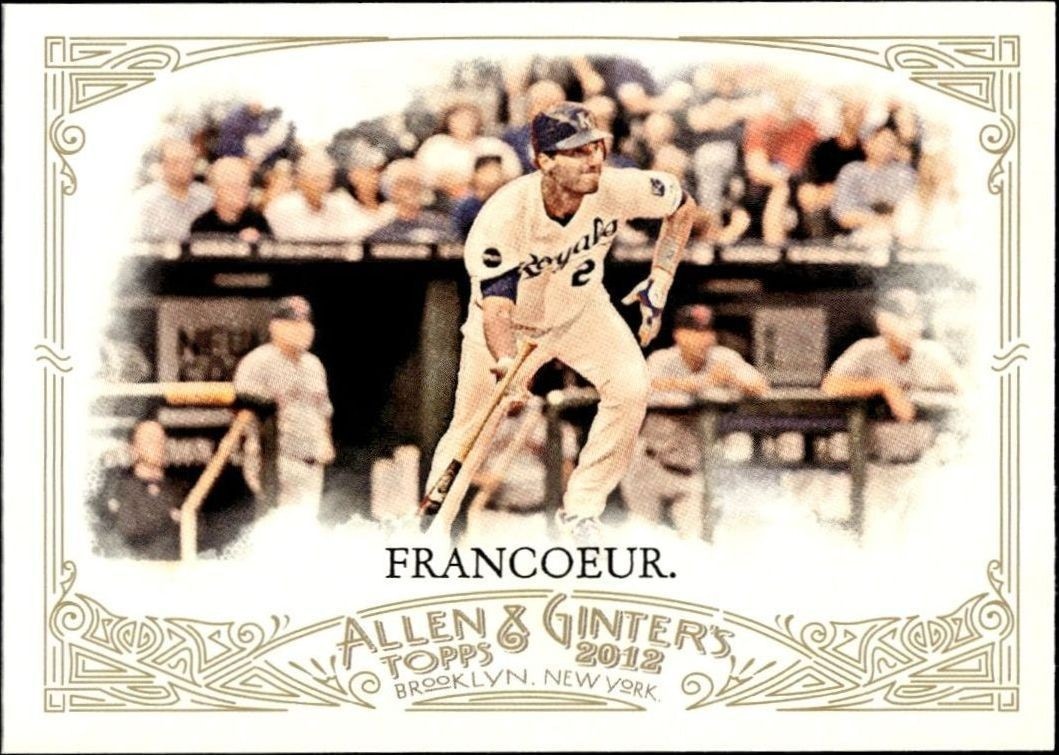 2012 Topps Allen & Ginter Jeff Francoeur #162 trading card