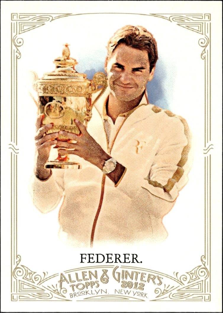 2012 Topps Allen & Ginter Roger Federer #157 trading card