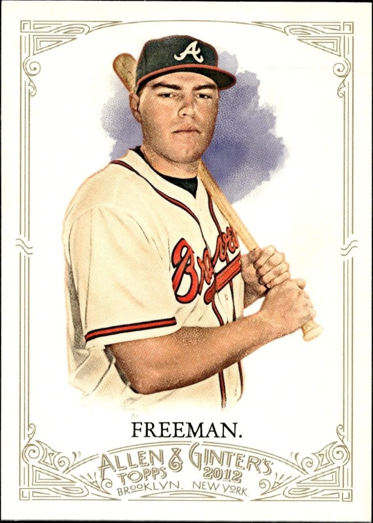 2012 Topps Allen & Ginter Freddie Freeman #161 trading card