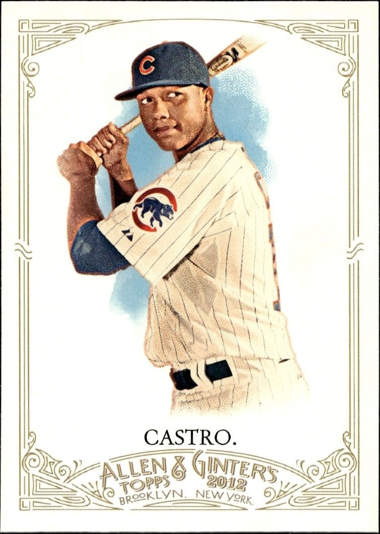 2012 Topps Allen & Ginter Starlin Castro #185 trading card