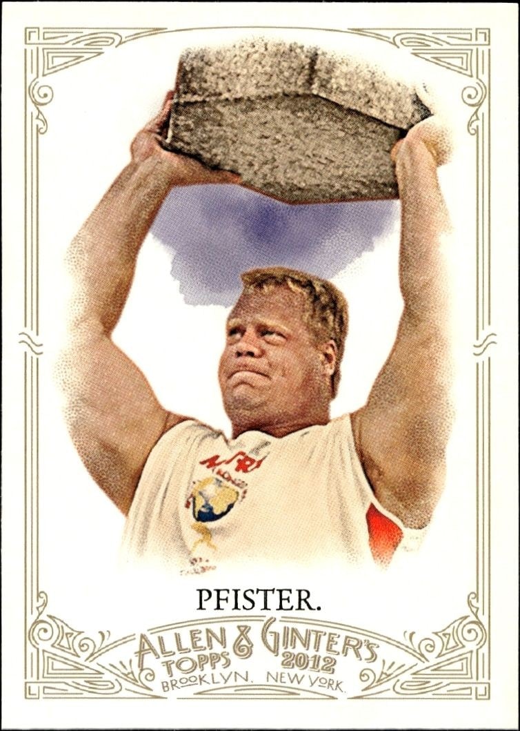2012 Topps Allen & Ginter Phil Pfister #198 baseball trading card front
