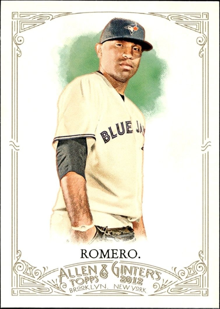 2012 Topps Allen & Ginter Ricky Romero #199 trading card