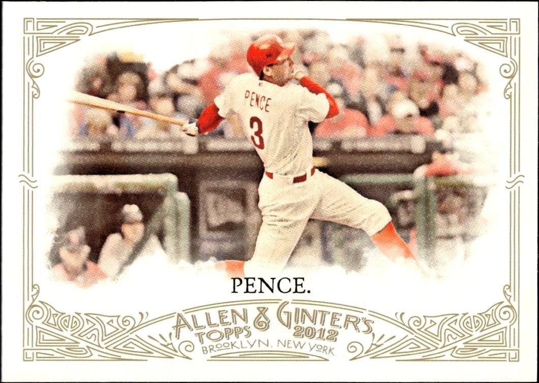 2012 Topps Allen & Ginter Hunter Pence #26 trading card