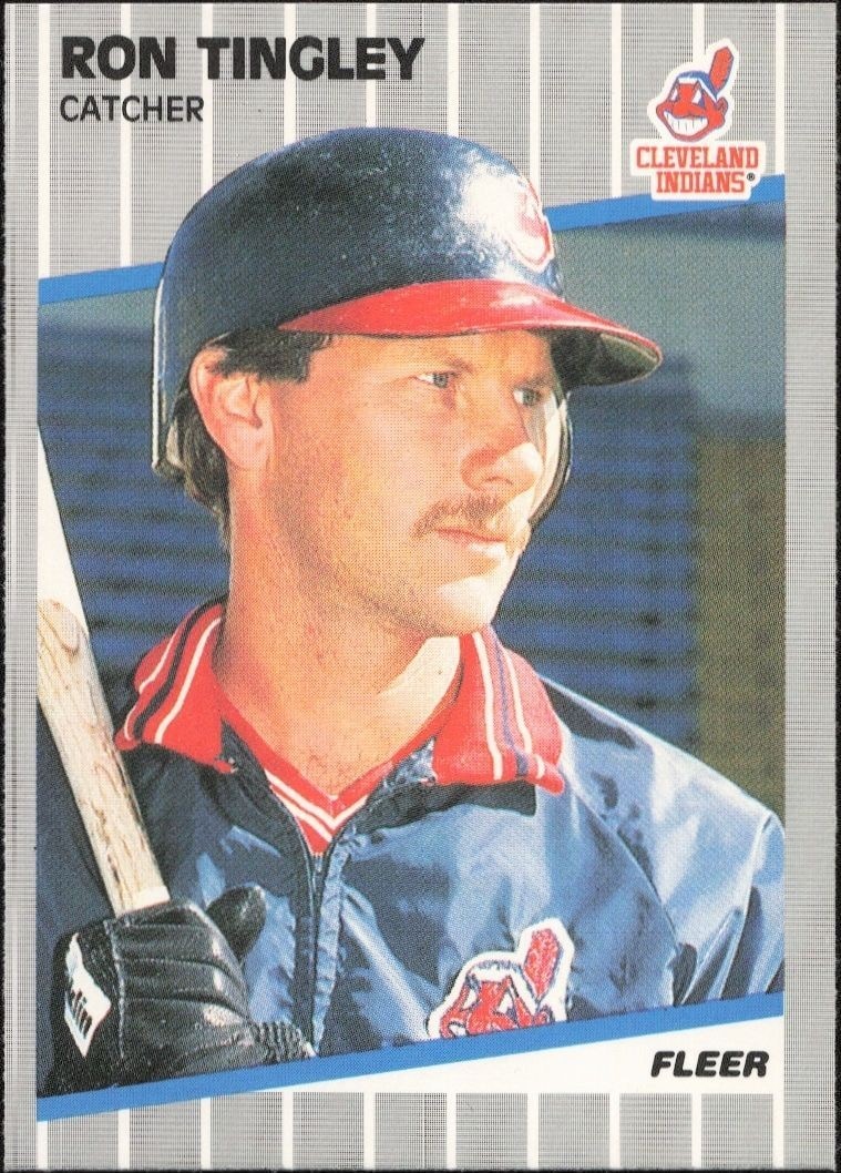 1989 Fleer Ron Tingley #414 trading card