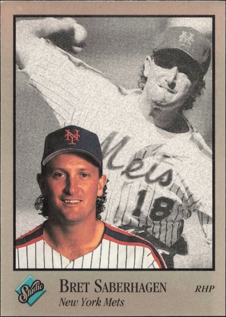 1992 Leaf Studio Bret Saberhagen #69 trading card