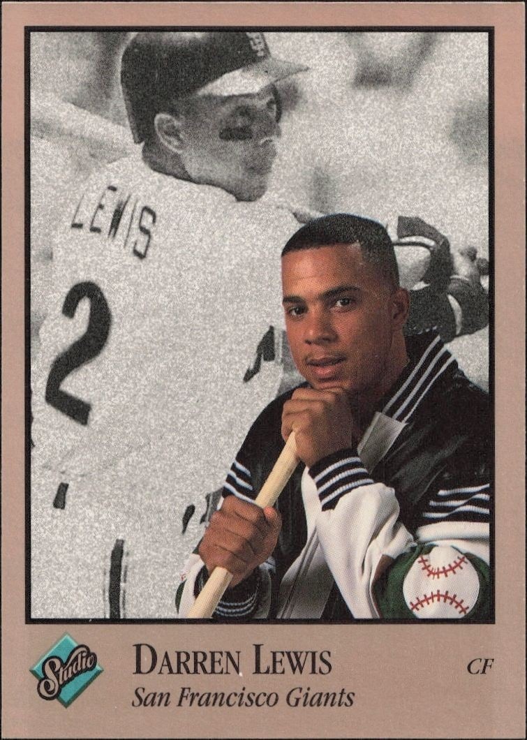 1992 Leaf Studio Darren Lewis #117 trading card
