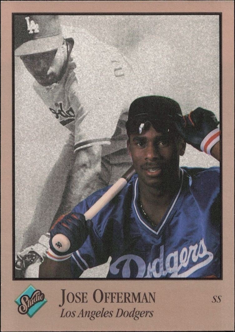 1992 Leaf Studio Jose Offerman #47 trading card