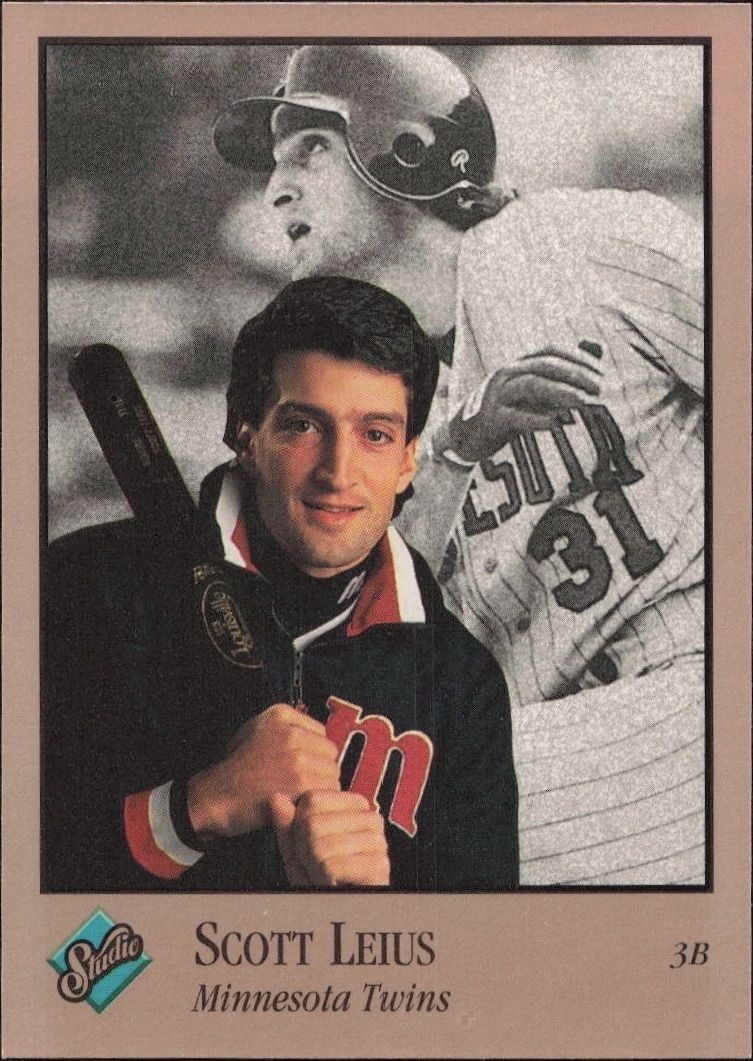1992 Leaf Studio Scott Leius #206 trading card
