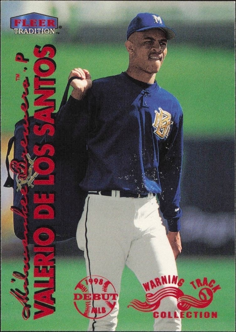 1999 Fleer Valerio De Los Santos #329W trading card