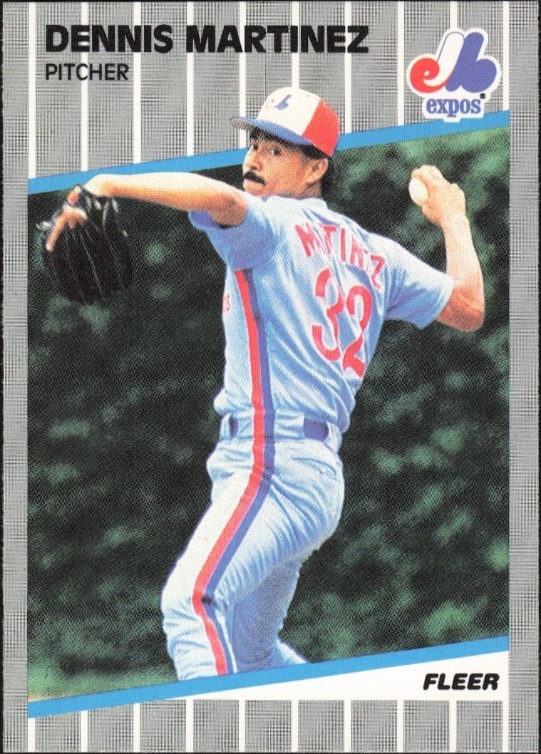 1989 Fleer Dennis Martinez #385 trading card