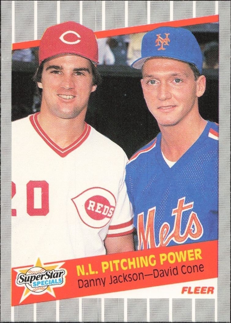 1989 Fleer Danny Jackson #636 trading card