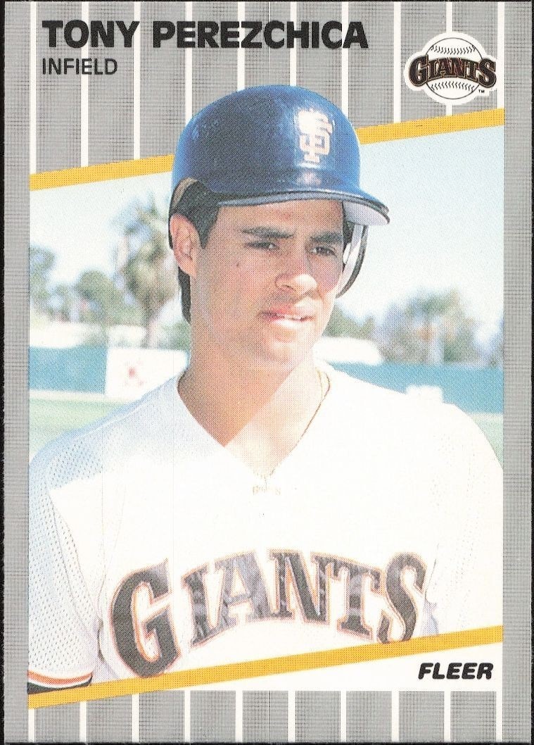1989 Fleer Tony Perezchica #338 trading card