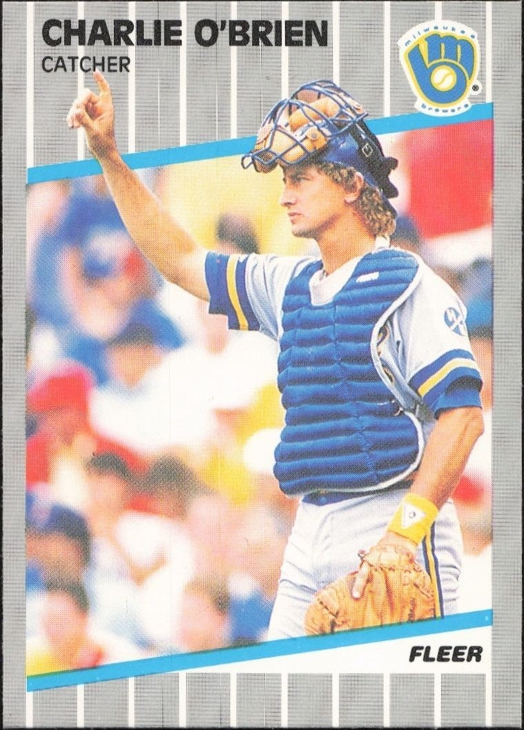 1989 Fleer Charlie O'Brien #194 trading card