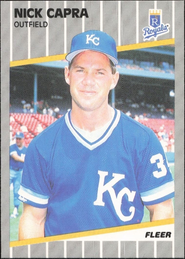 1989 Fleer Nick Capra #279 trading card