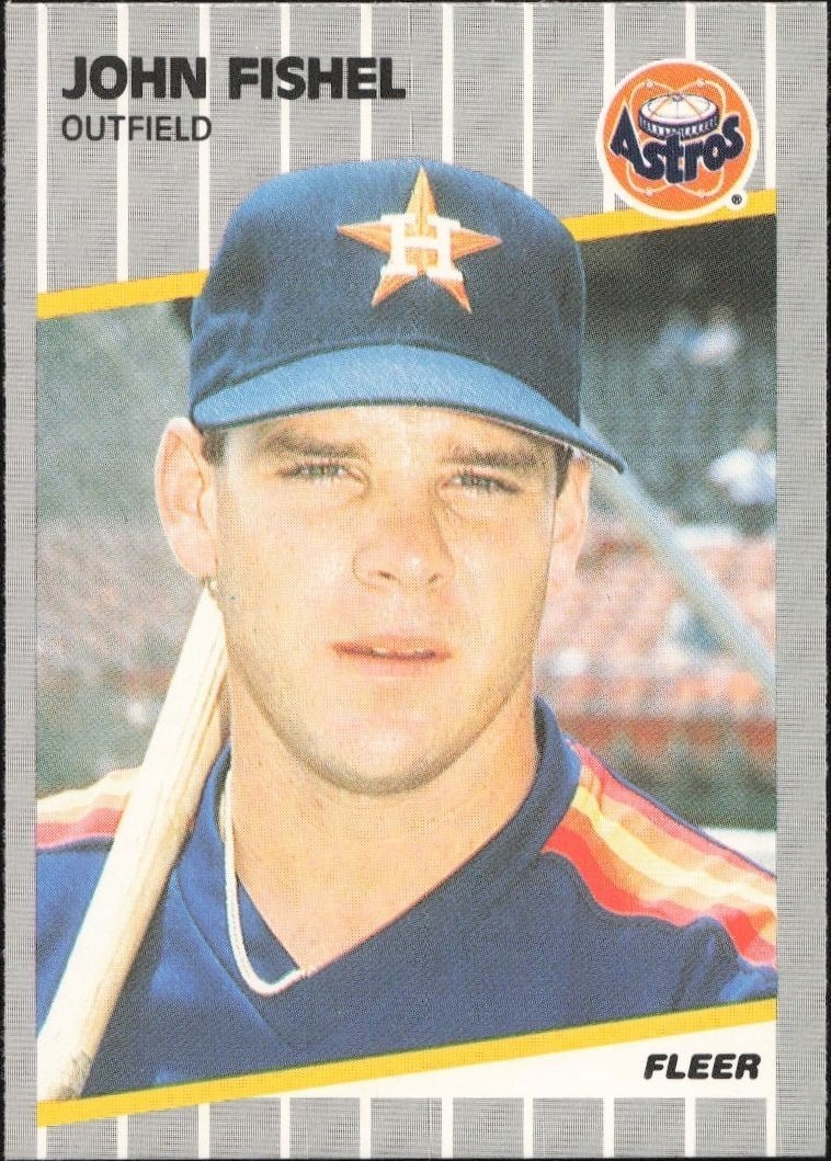 1989 Fleer John Fishel #358 trading card
