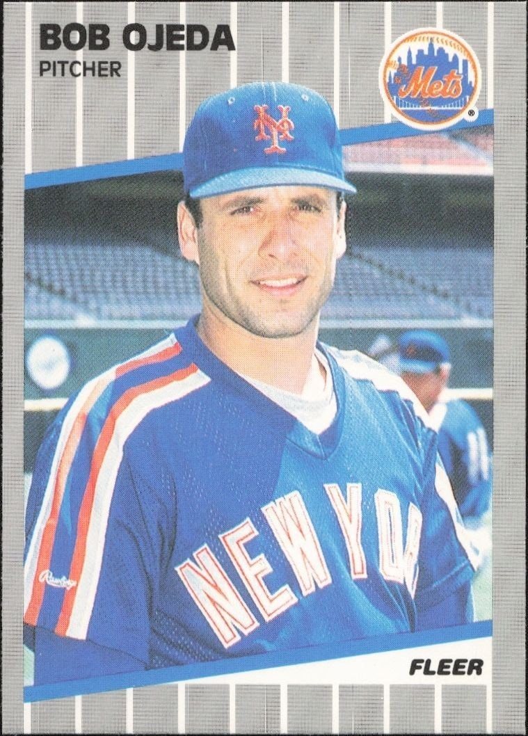 1989 Fleer Bob Ojeda #47 trading card