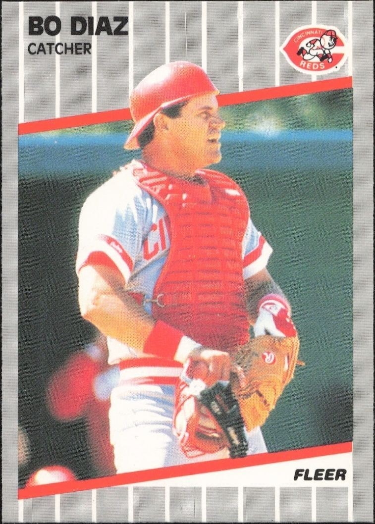 1989 Fleer Bo Diaz #159 trading card