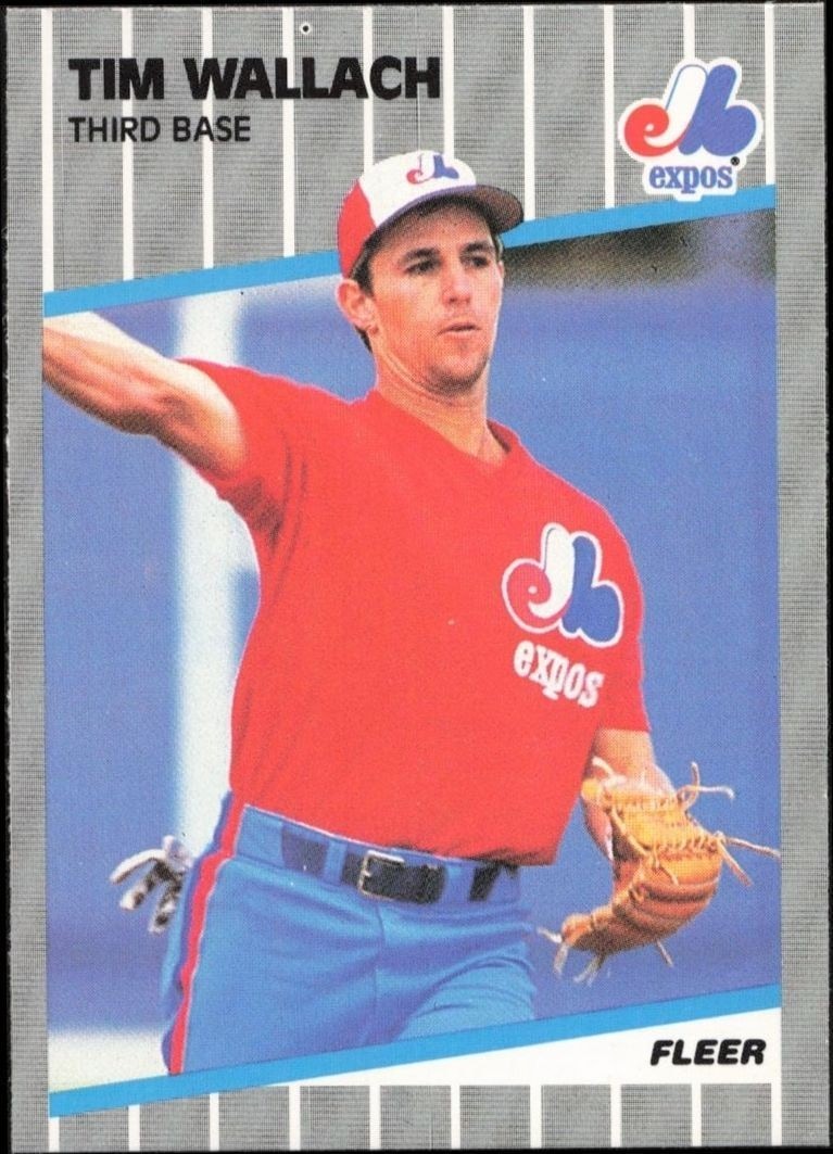 1989 Fleer Tim Wallach #395 trading card