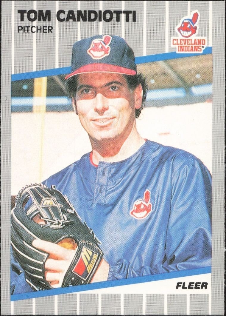 1989 Fleer Tom Candiotti #399 trading card
