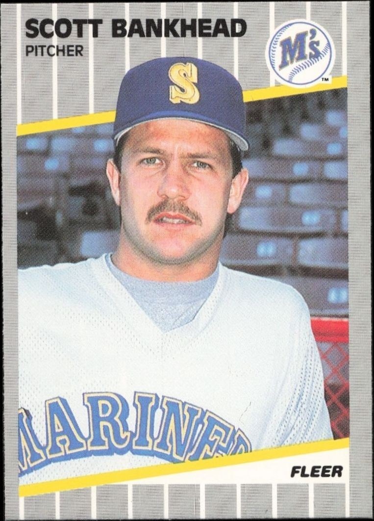 1989 Fleer Scott Bankhead #539 trading card