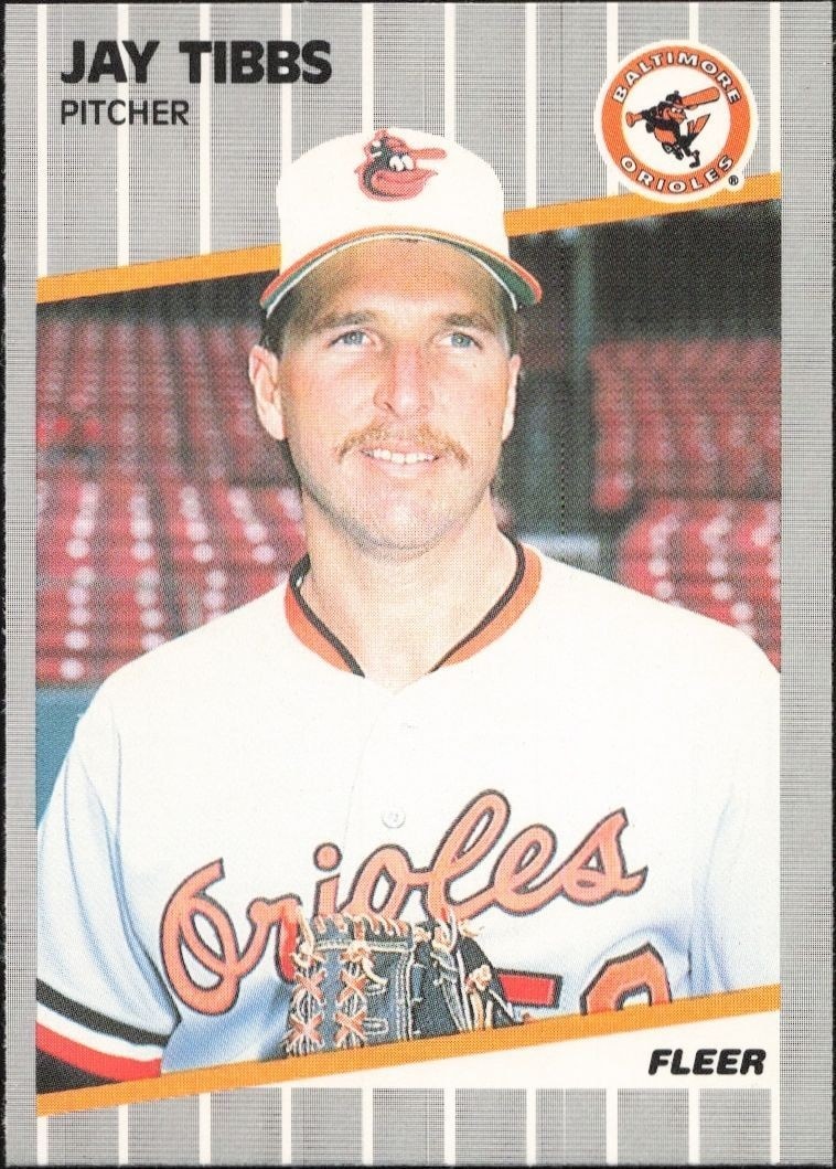 1989 Fleer Jay Tibbs #624 trading card