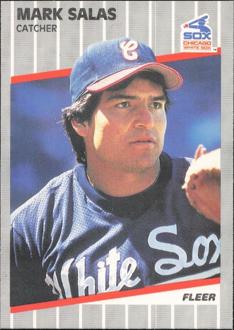 1989 Fleer Mark Salas #511 trading card