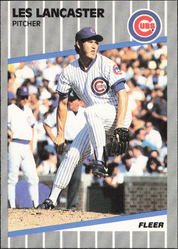 1989 Fleer Les Lancaster #429 trading card