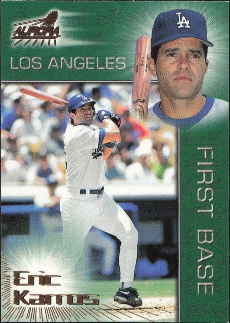 1998 Pacific Aurora Eric Karros #144 trading card