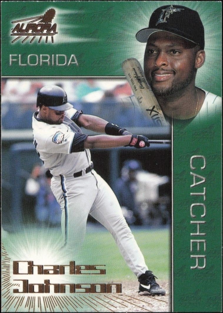 1998 Pacific Aurora Charles Johnson #131 trading card