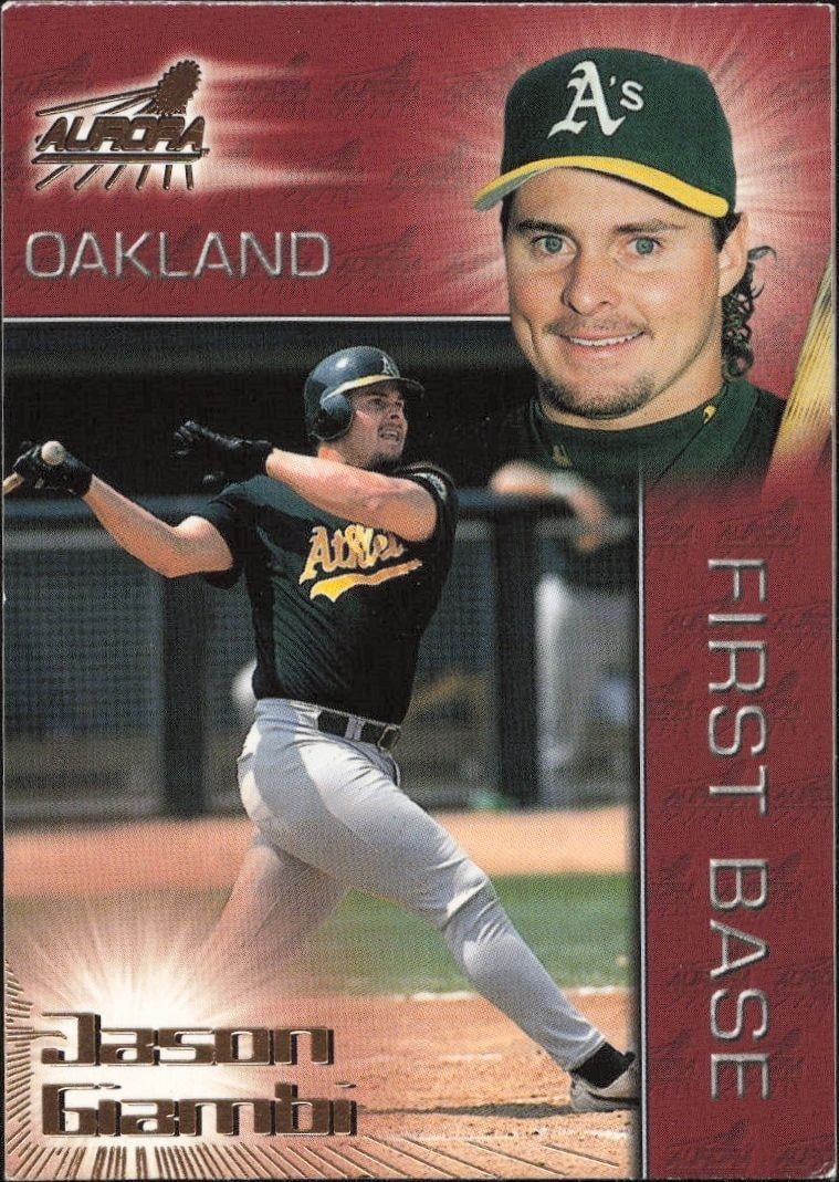 1998 Pacific Aurora Jason Giambi #65 trading card