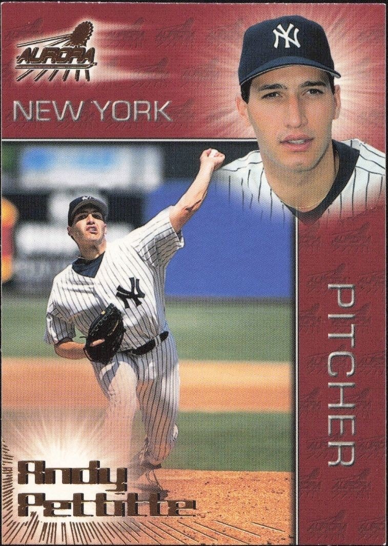 1998 Pacific Aurora Andy Pettitte #62 trading card