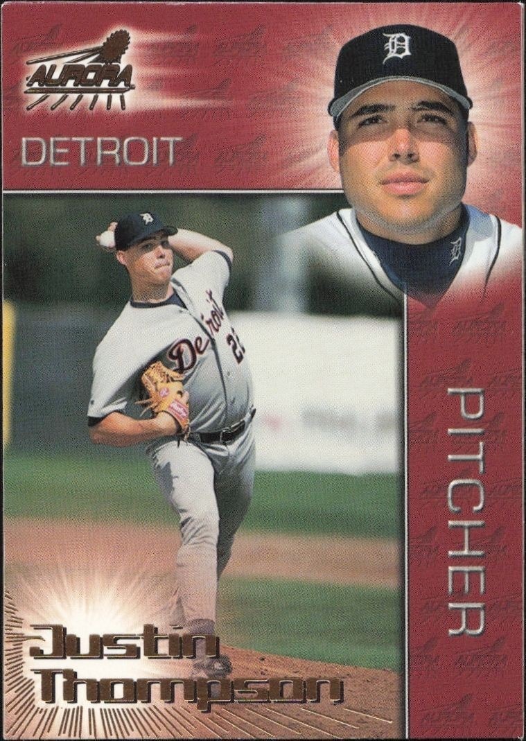 1998 Pacific Aurora Justin Thompson #41 trading card