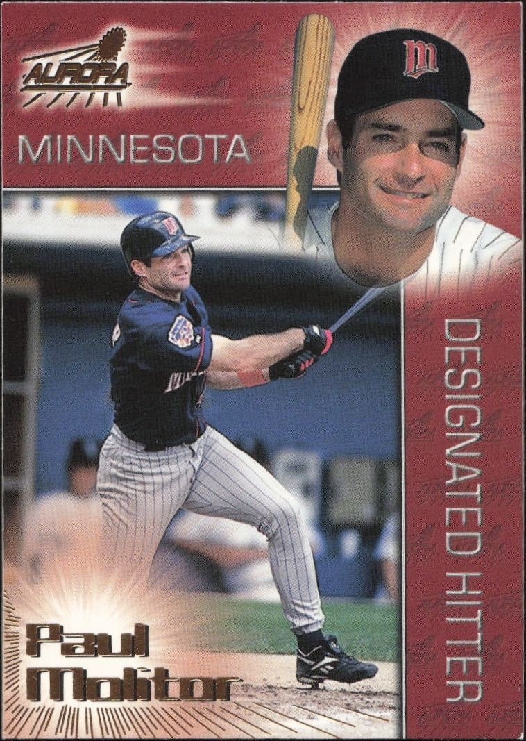 1998 Pacific Aurora Paul Molitor #52 trading card