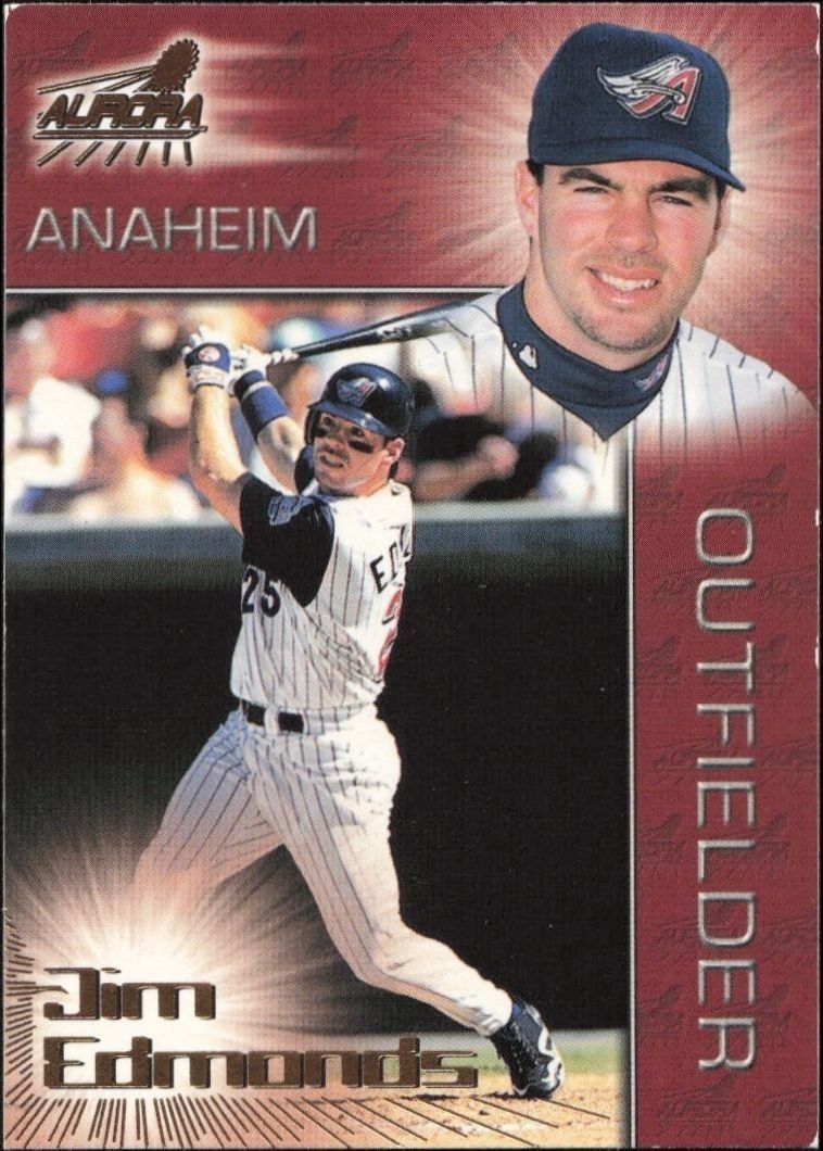 1998 Pacific Aurora Jim Edmonds #2 trading card