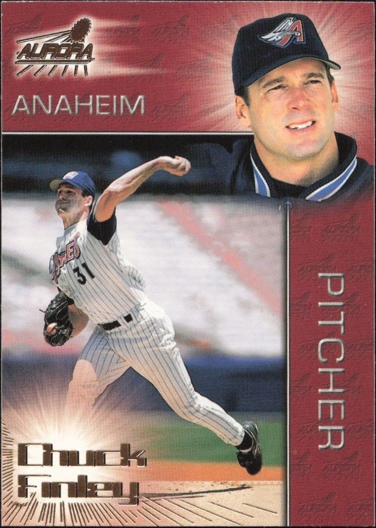 1998 Pacific Aurora Chuck Finley #5 trading card
