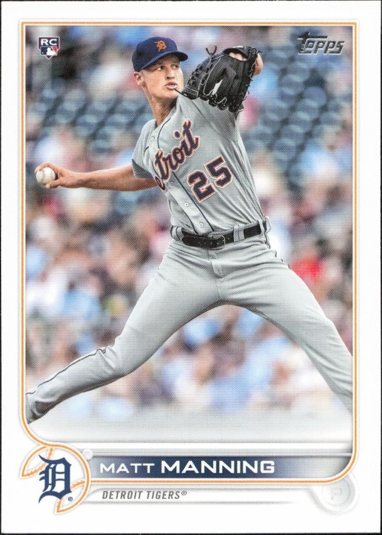 2022 Topps Series 1 Matt Manning #31 trading card