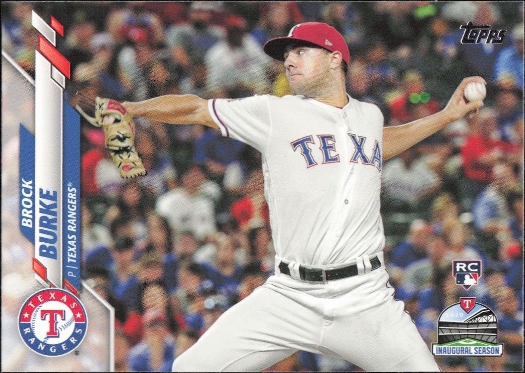 2020 Topps Series 2 Brock Burke #691 trading card