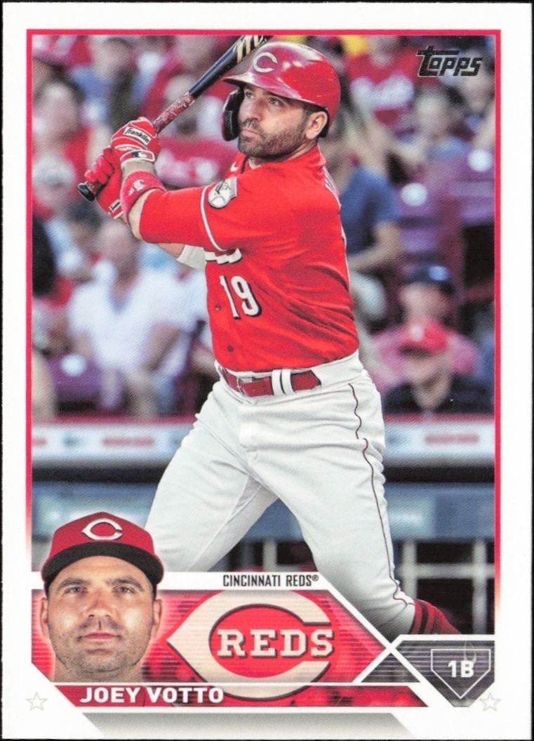 2023 Topps Series 1 Joey Votto #19 trading card