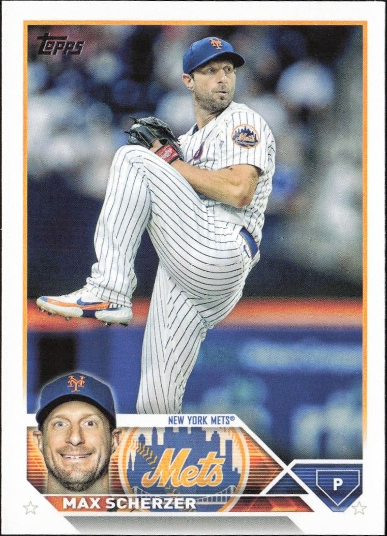 2023 Topps Series 1 Max Scherzer #21 trading card