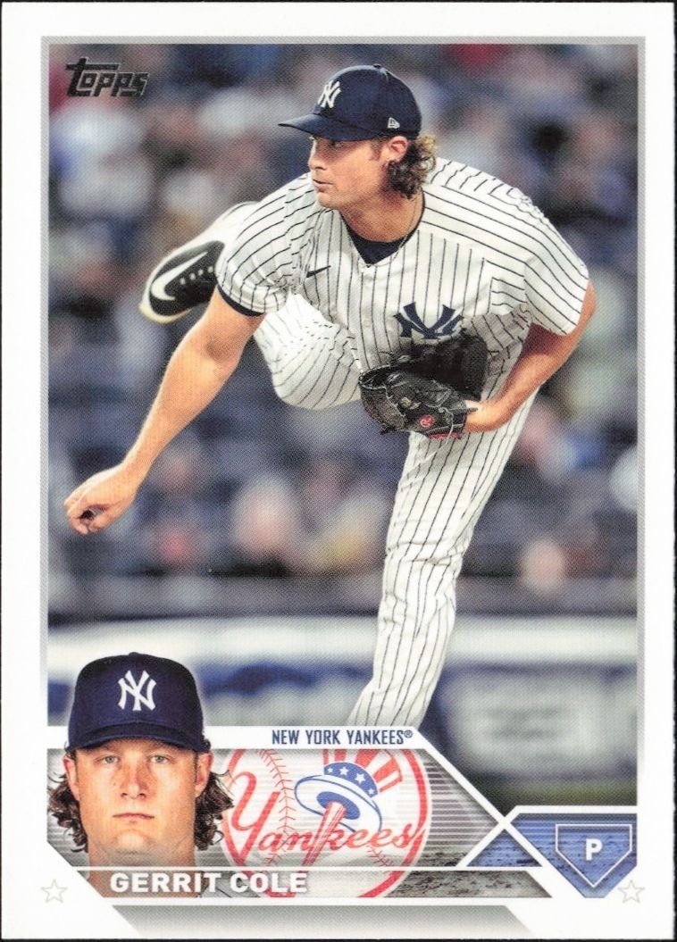 2023 Topps Series 1 Gerrit Cole #45 trading card