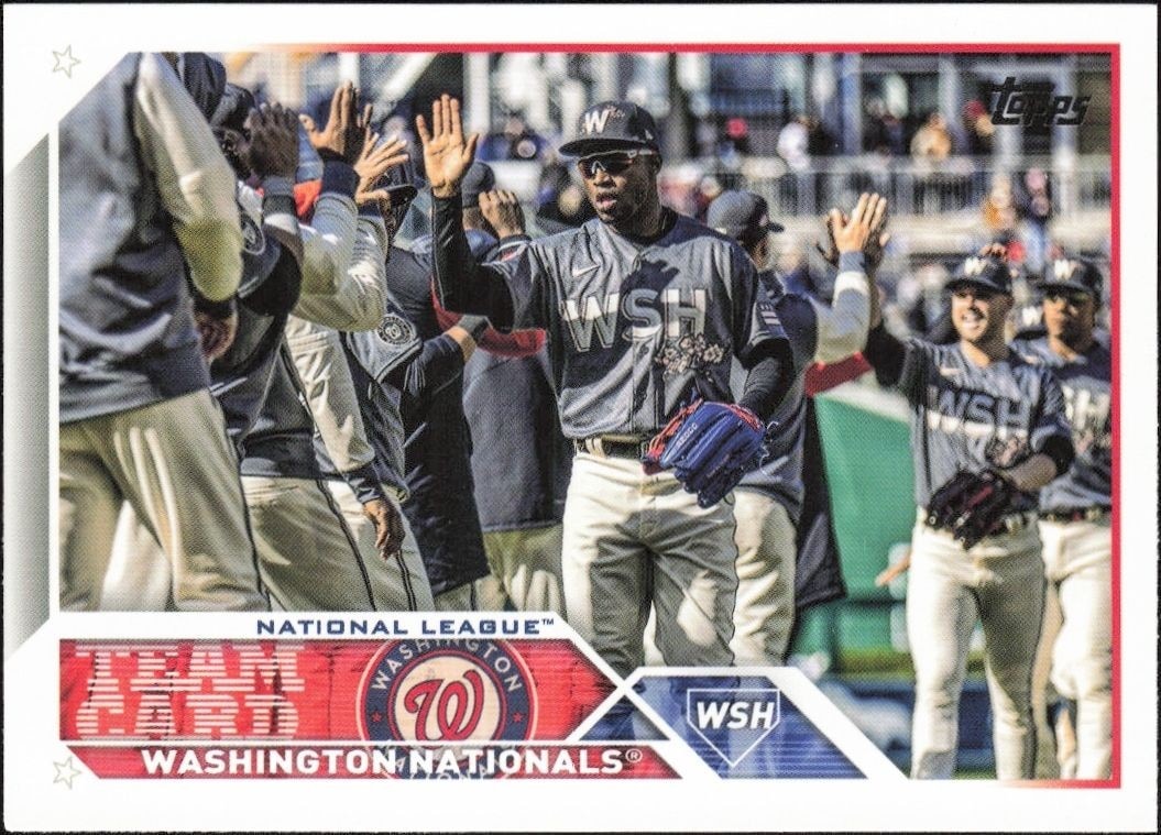 2023 Topps Series 1 Washington Nationals #316 trading card