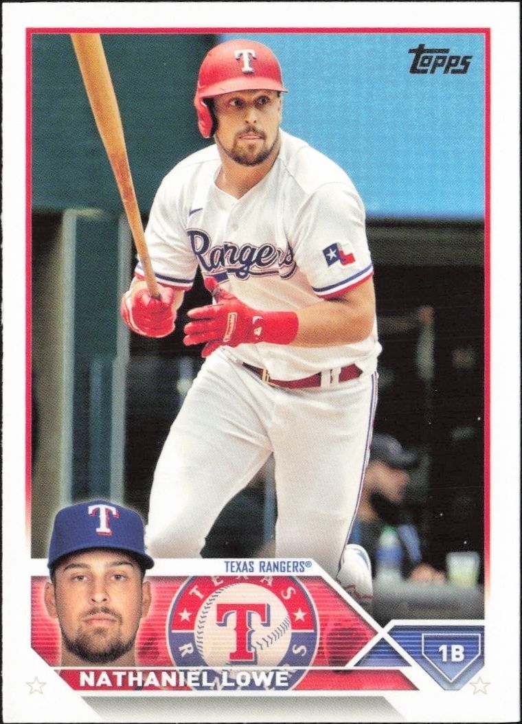 2023 Topps Series 1 Nathaniel Lowe #124 trading card