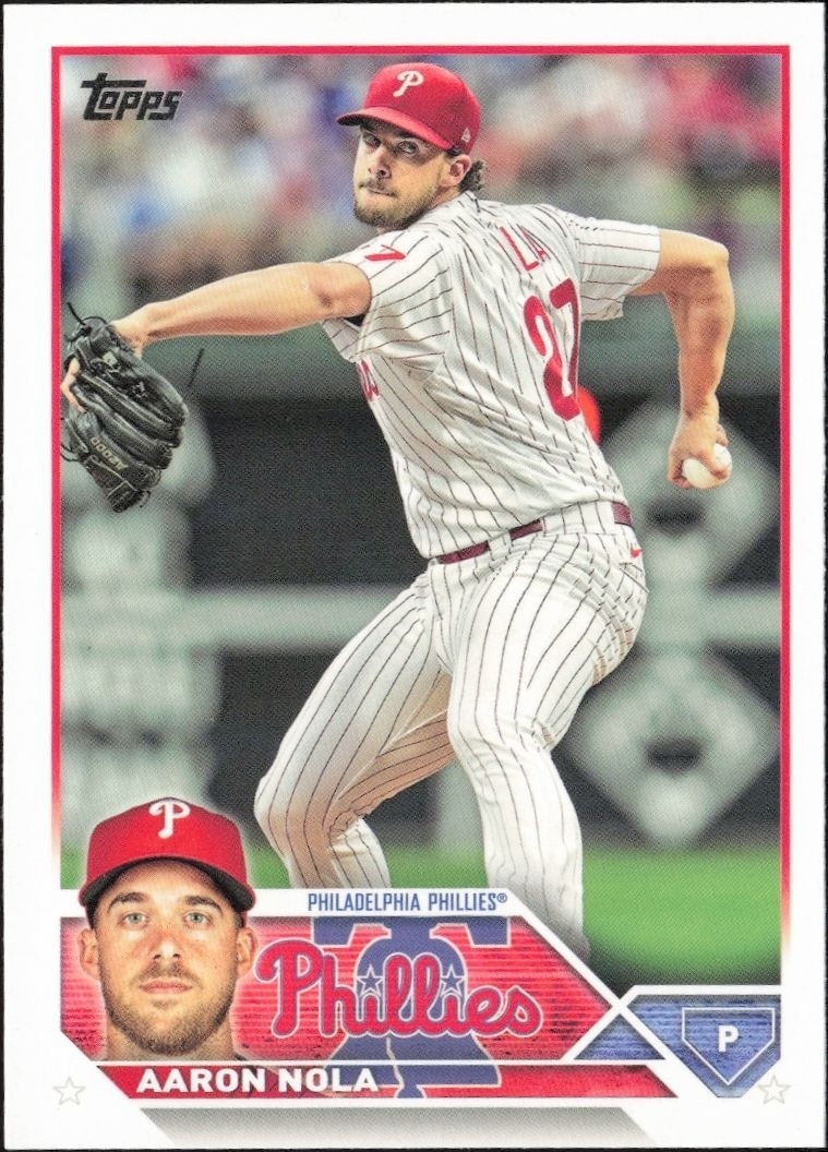 2023 Topps Series 1 Aaron Nola #278 trading card