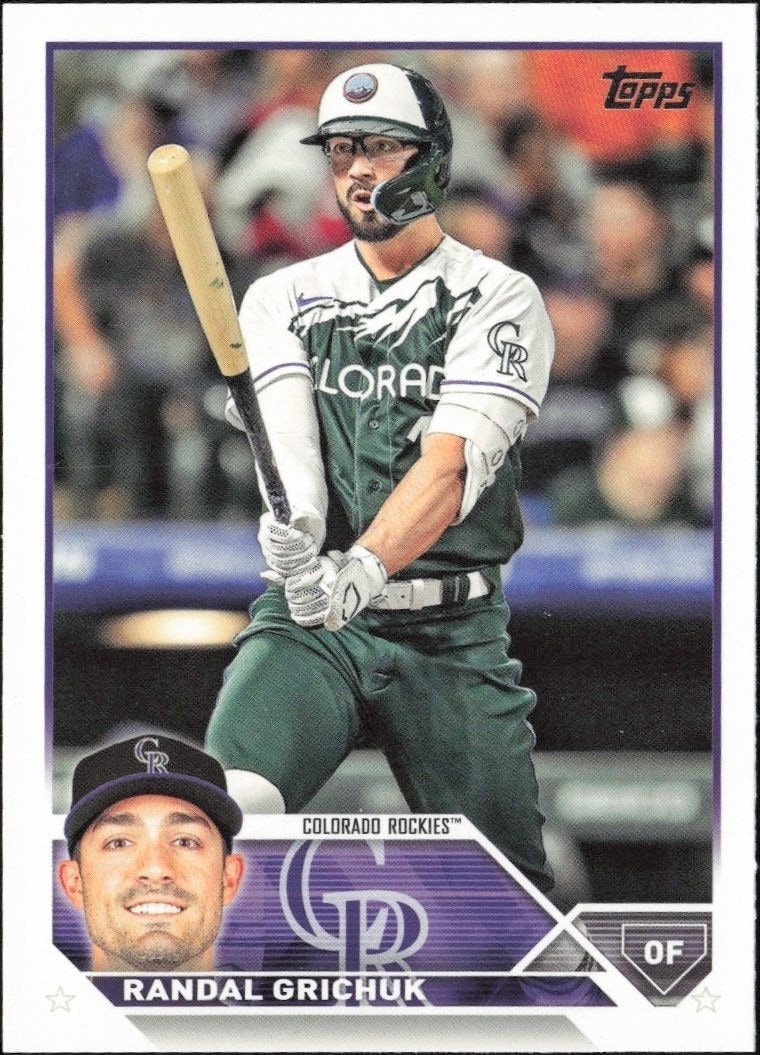 2023 Topps Series 1 Randal Grichuk #110 trading card