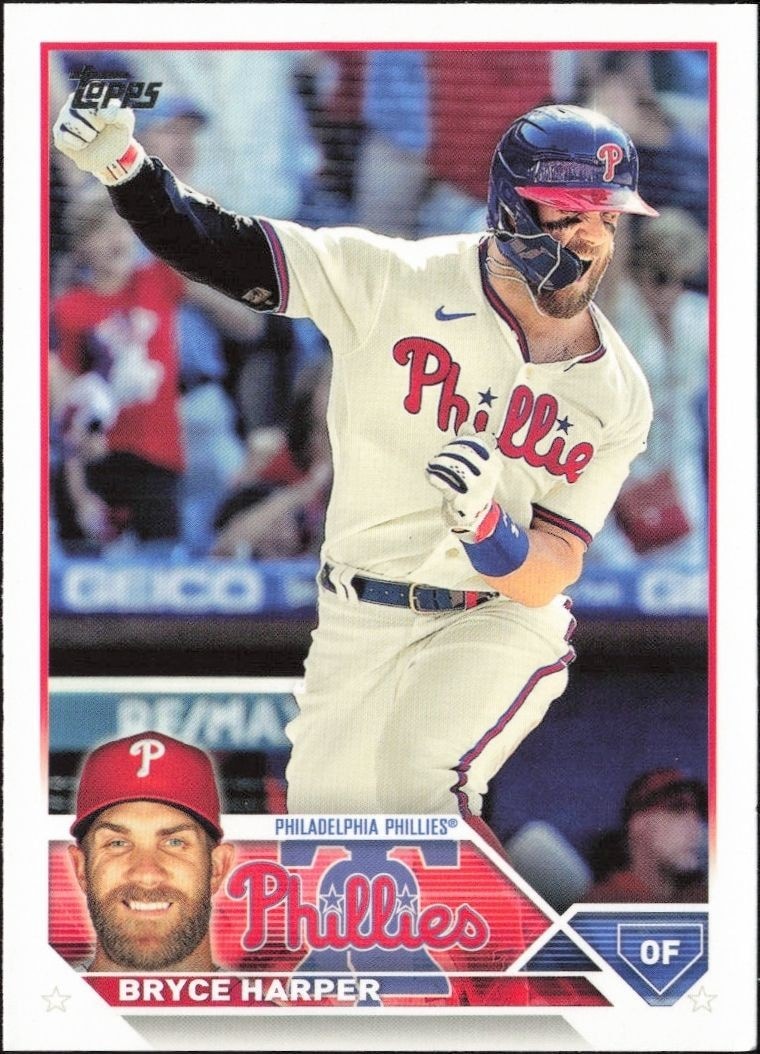 2023 Topps Series 1 Bryce Harper #3 trading card