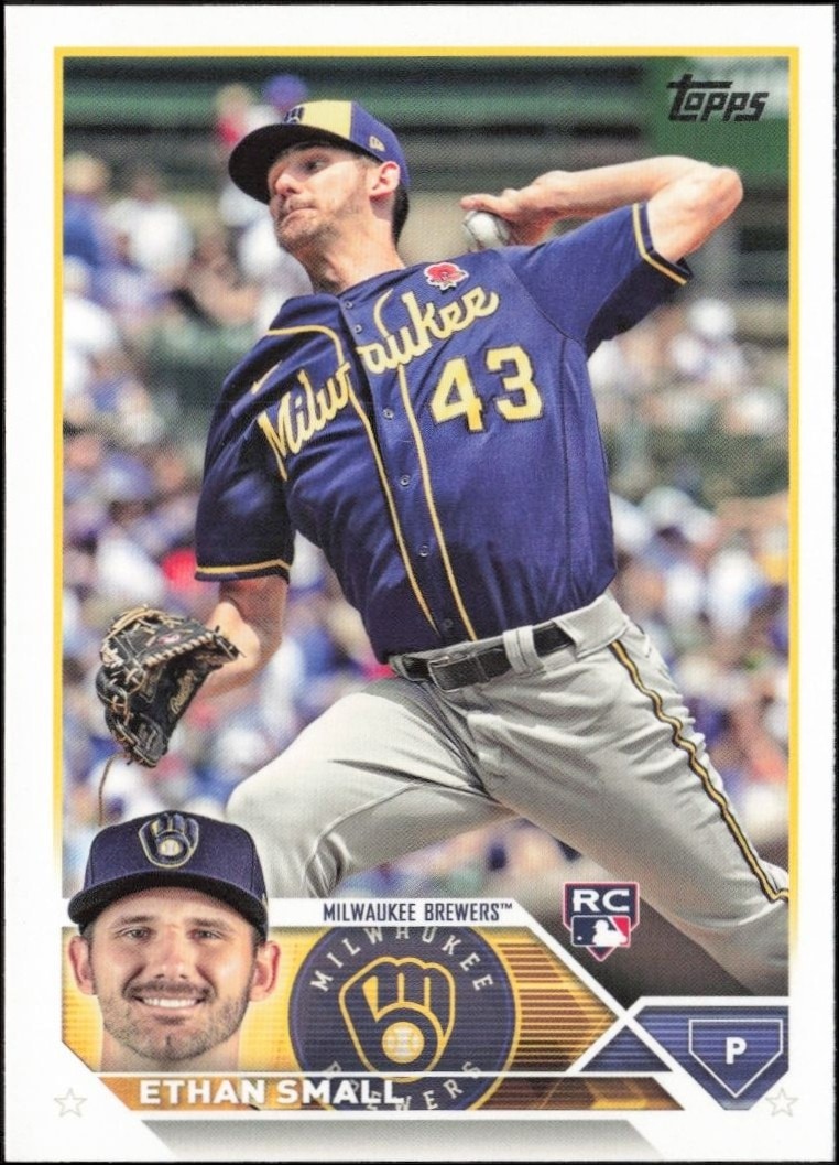2023 Topps Series 1 Ethan Small #87 trading card