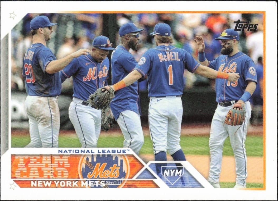 2023 Topps Series 1 New York Mets #291 trading card